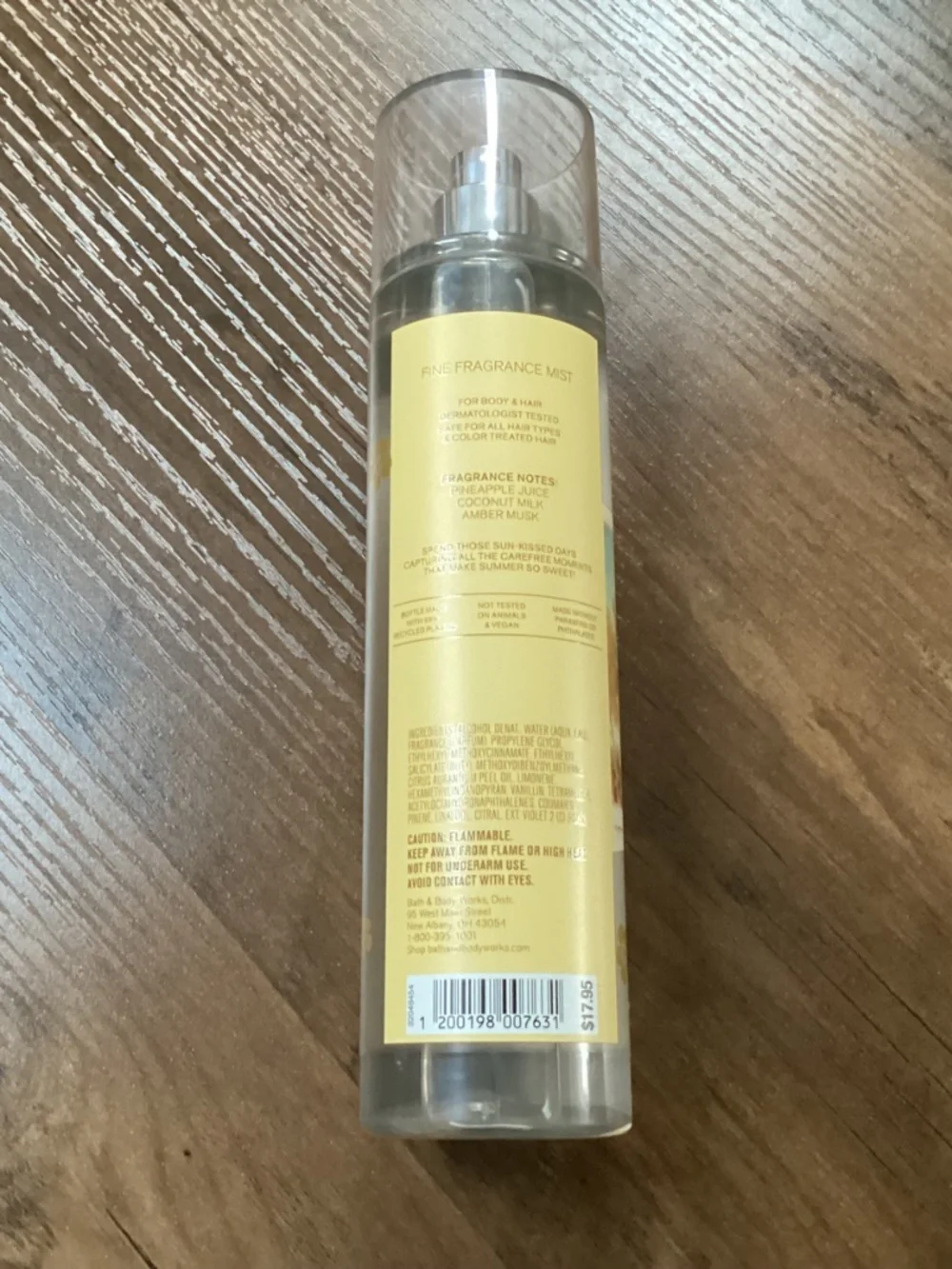 Bath & Body Works Piña Colada Swirl body and hair mist 236 ml New